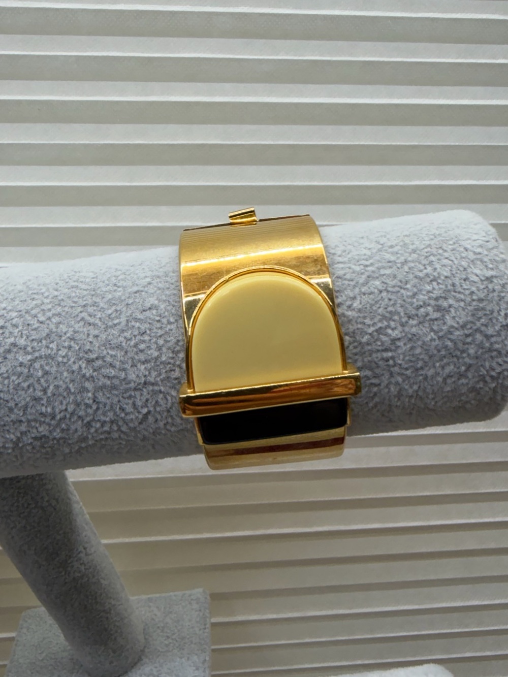Vintage Modernist Statement Cuff Bracelet